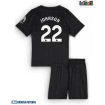 Camisa de Futebol Tottenham Hotspur Brennan Johnson #22 Equipamento Secundário Infantil 2025-26 Manga Curta (+ Calças curtas)